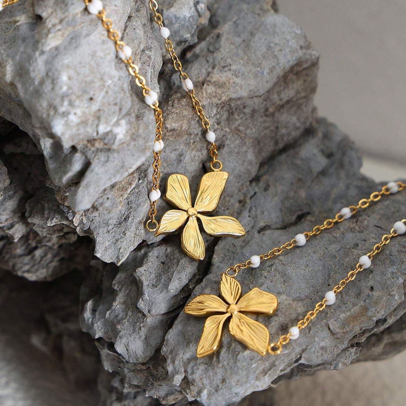 Flower Necklace Women