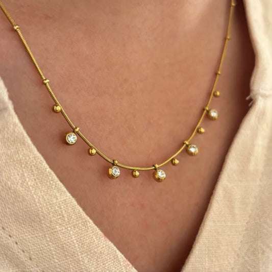 Kiara Necklace – 18K Gold-Plated Stainless Steel