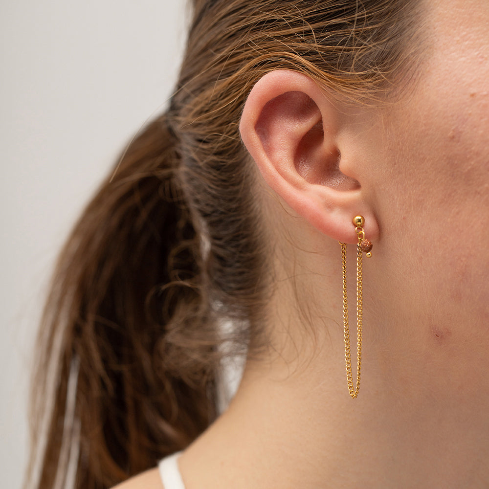 Elara Tassel Earrings – 18K Gold-Plated Stainless Steel
