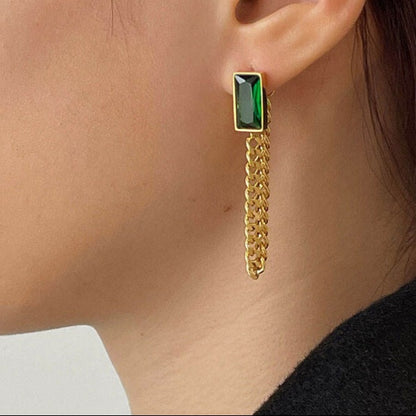 18K Gold Plated Stainless Steel Earrings