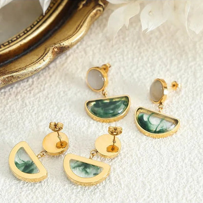 Artistic Green Opal Jewelry