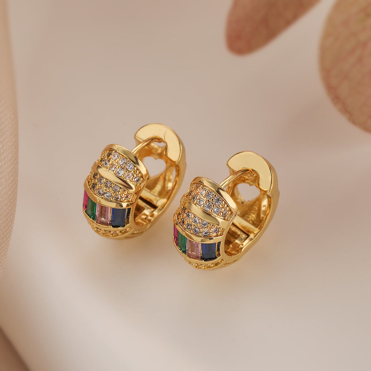 Earrings 18K Gold Plated Copper