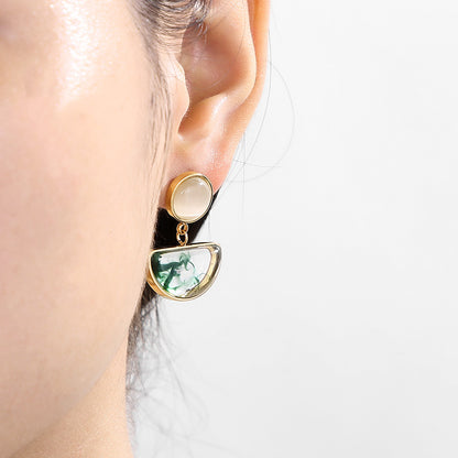 Green Lake Opal Earrings