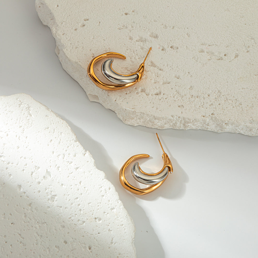 Half Moon Earrings