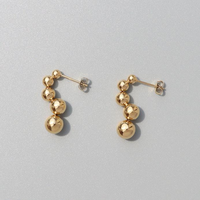 Orbis Earrings - 18K Gold-Plated Stainless Steel