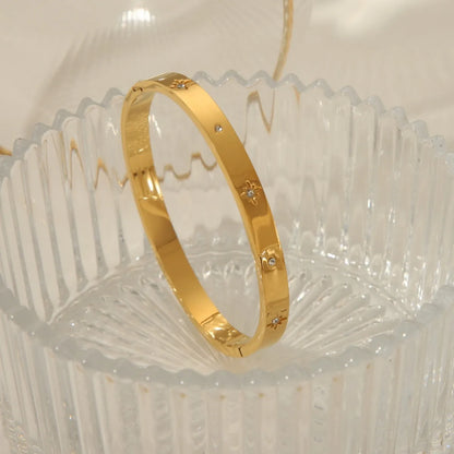 Orion Bangle Bracelet - 18K Gold-Plated Stainless Steel