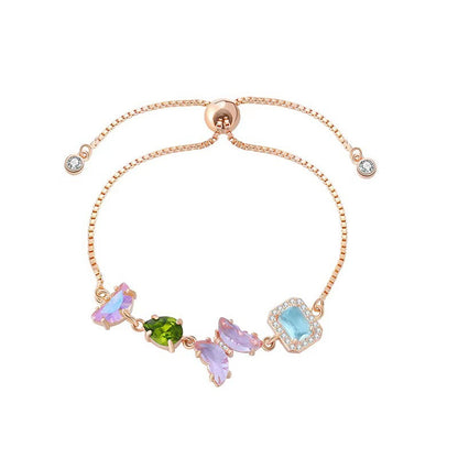 Royal Enchantment Bracelet - Copper with Rhinestones