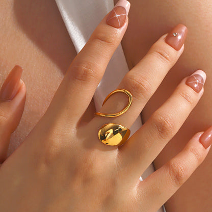 Shyla Ring - 18K Gold-Plated Stainless Steel