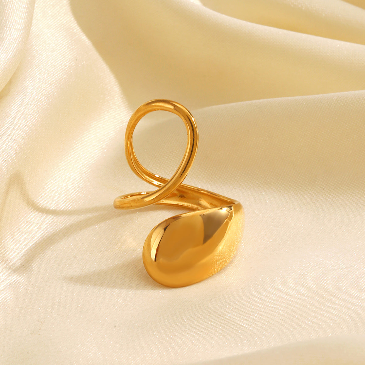 Shyla Ring - 18K Gold-Plated Stainless Steel