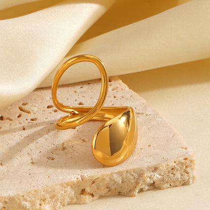 Shyla Ring - 18K Gold-Plated Stainless Steel