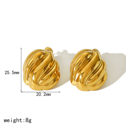 Sohi Earrings - 18K Gold-Plated Stainless Steel