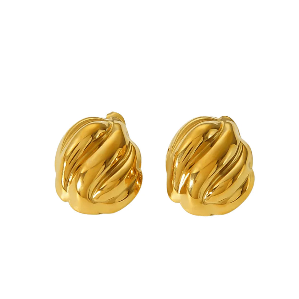 Sohi Earrings - 18K Gold-Plated Stainless Steel