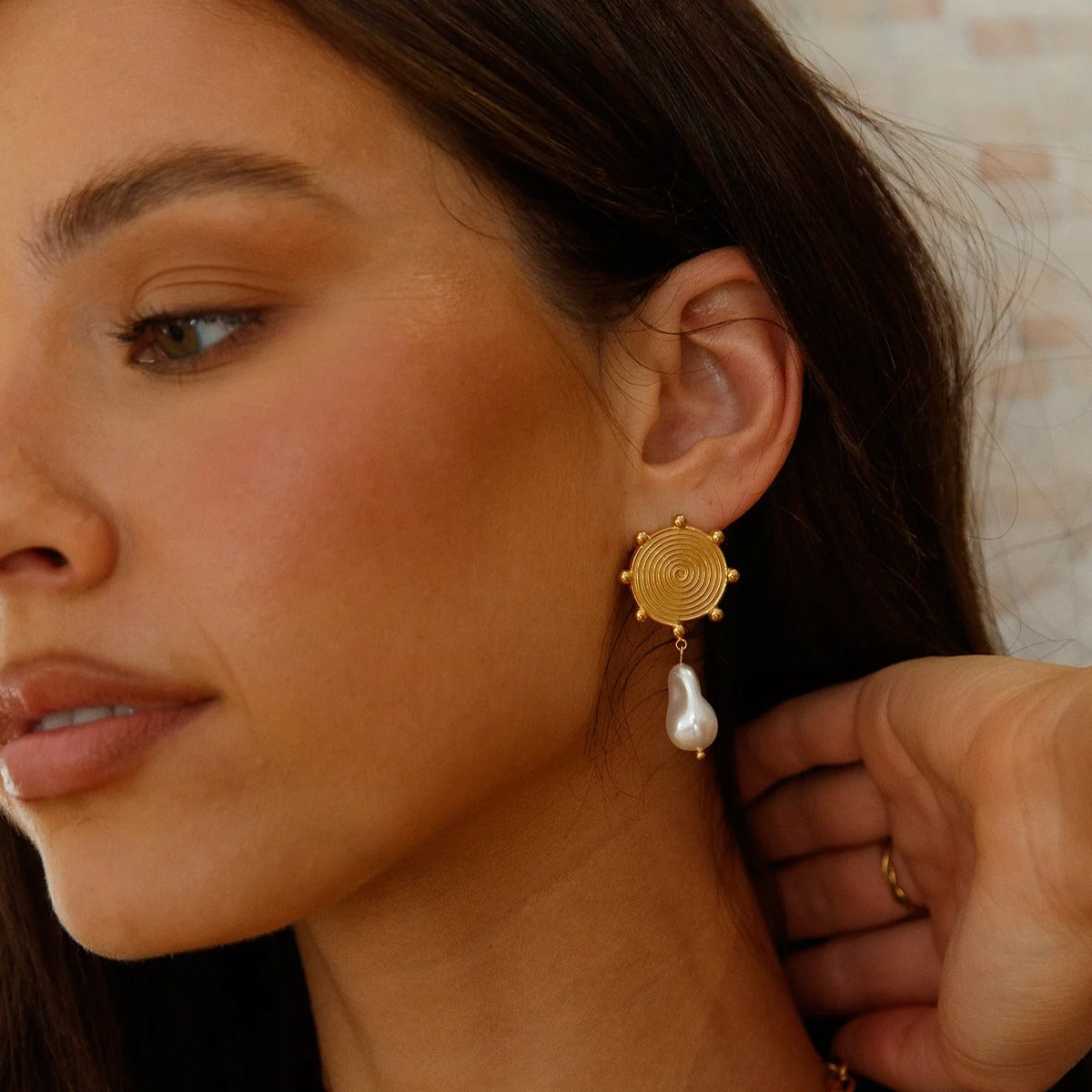 Stainless Steel 18k Gold Plated earrings