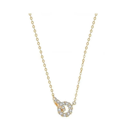 Sterling Silver Zircon Chain Necklace