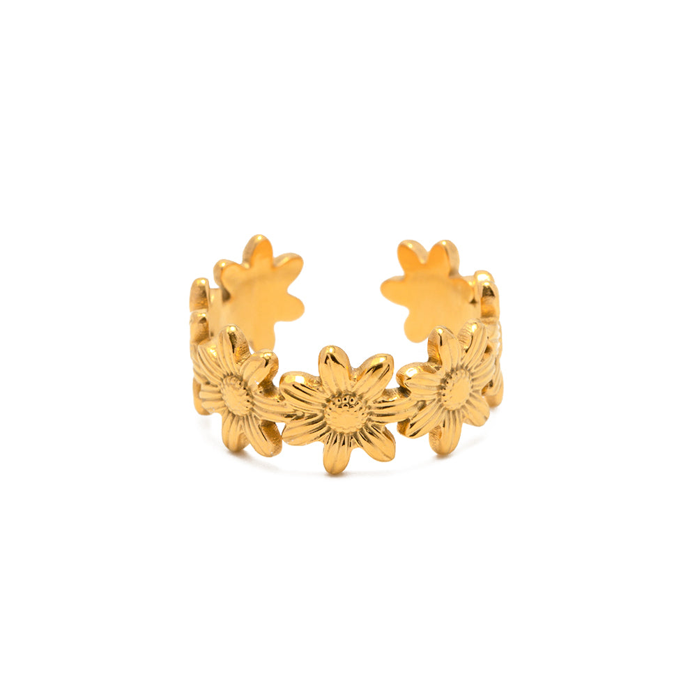 Sunshine Ring - 18K Gold-Plated Stainless Steel