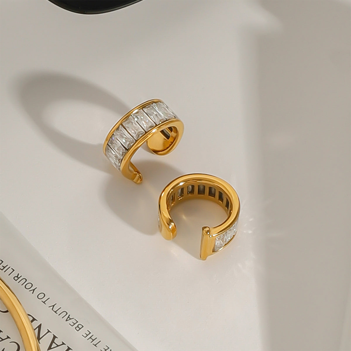 Zaha Ear Cuffs – 18K Gold-Plated Stainless Steel