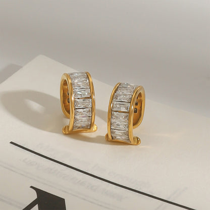 Zaha Ear Cuffs – 18K Gold-Plated Stainless Steel