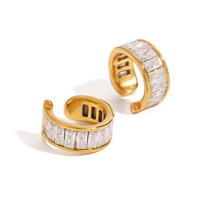 Zaha Ear Cuffs – 18K Gold-Plated Stainless Steel