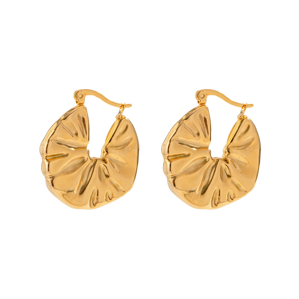 Zestura Hoop - 18K Gold-Plated Stainless Steel Earring